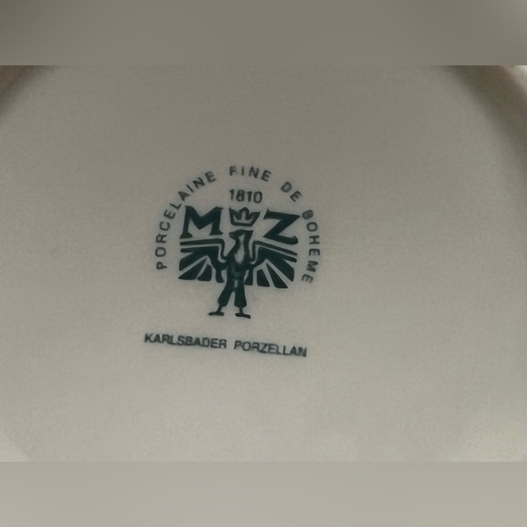 VTG MZ karlsbader porzellan sugar bowl & creamer - Picture 5 of 7